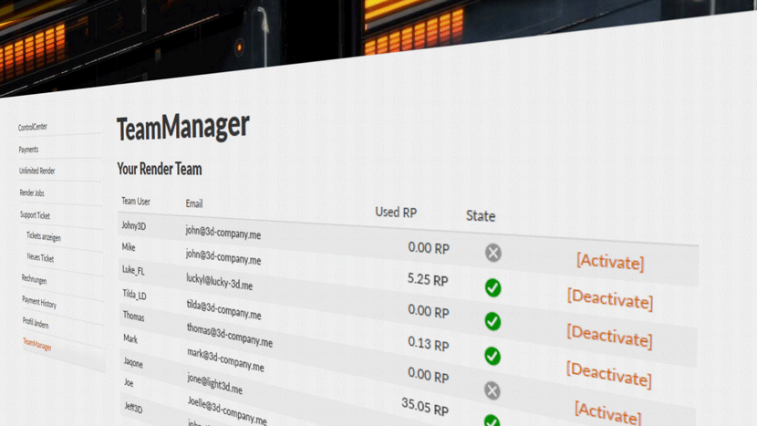 Renderización en la nube con el TeamManager Renderización en la nube con el TeamManager