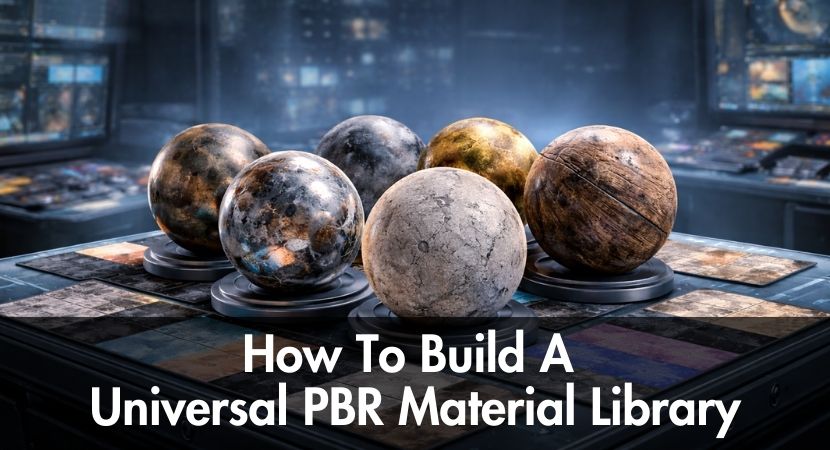 How To Build A Universal PBR Material Library For All Your 3D Software