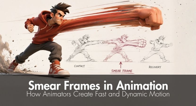 Smear Frames in Animation: How Animators Create Fast and Dynamic Motion