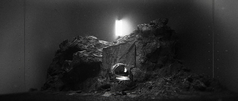 'Terra' still image of a space helmet