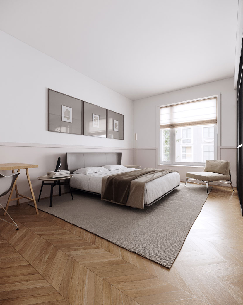 RebusFarm Making-of with Arnaldo Morales Full shot of the bedroom at day time
