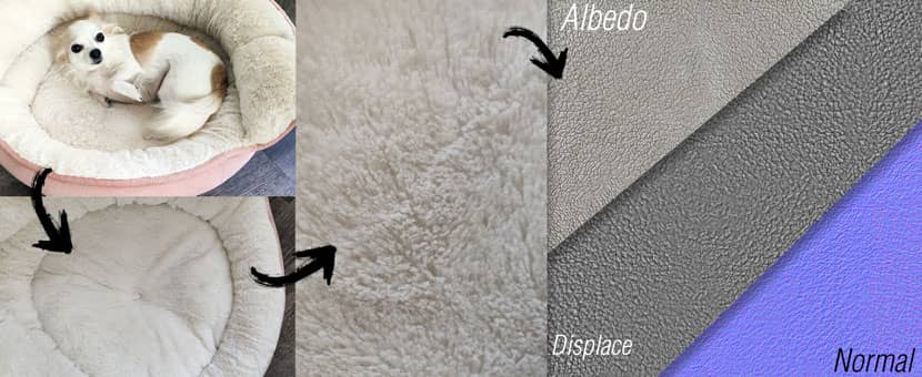 RebusFarm Making-of with Alberto Maciel Creating the sofa material