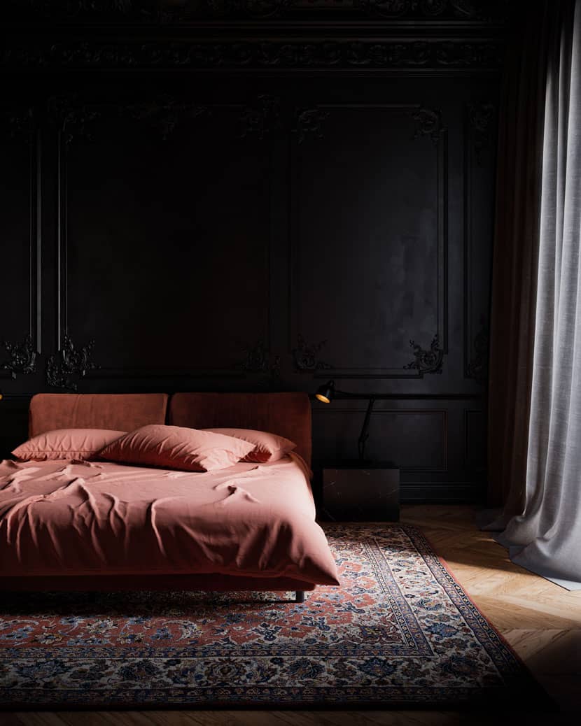 Rebusfarm Interview Lighting details with the bed
