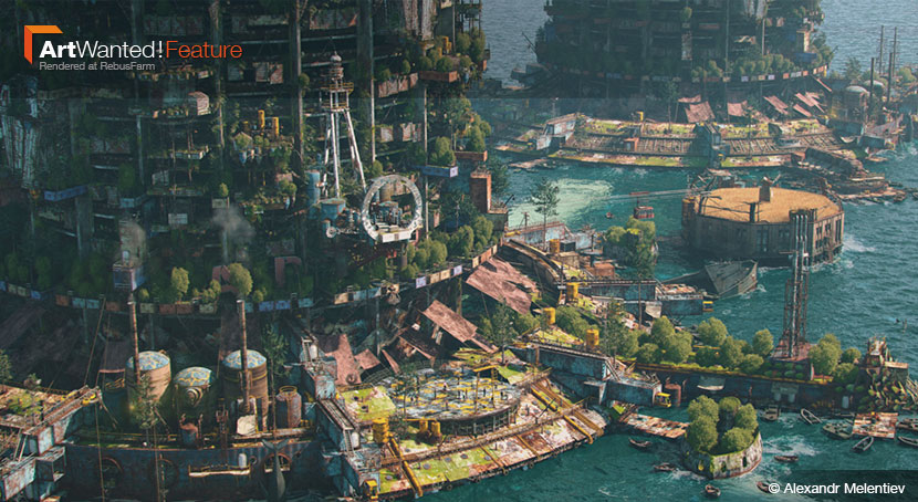 archviz render farm Alexandr Melentiev