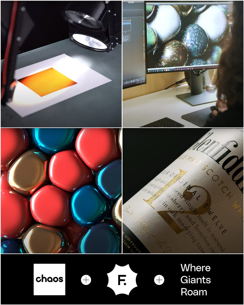 Chaos - A game changer with scanned Foilco foils materials Chaos - A game changer with scanned Foilco foils materials