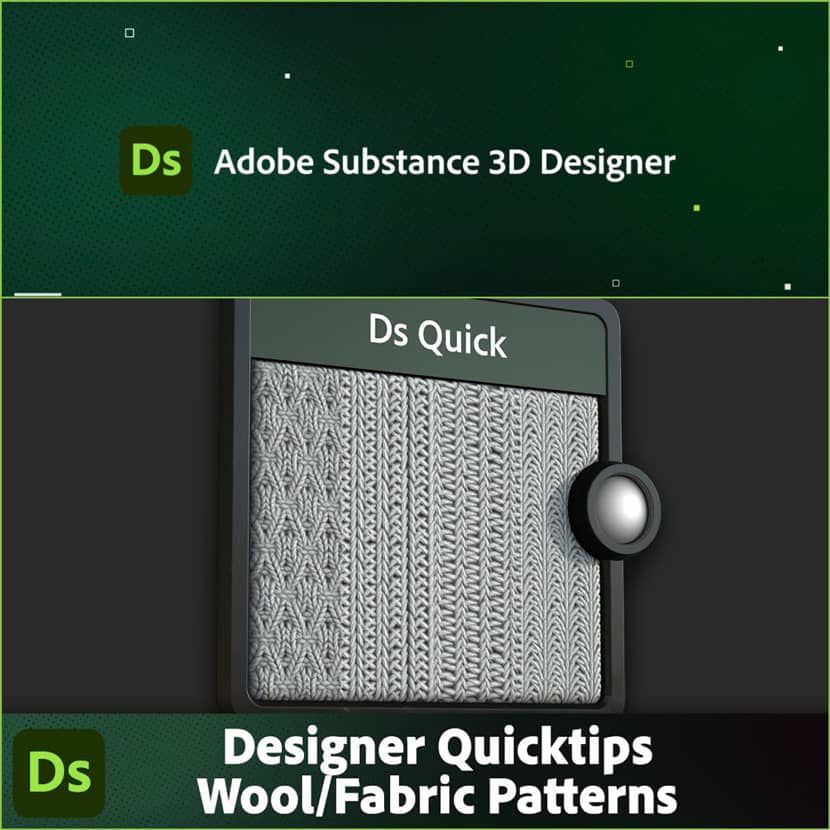 Adobe Substance 3D - Designer Quicktip 27 Wool Adobe Substance 3D - Designer Quicktip 27 Wool