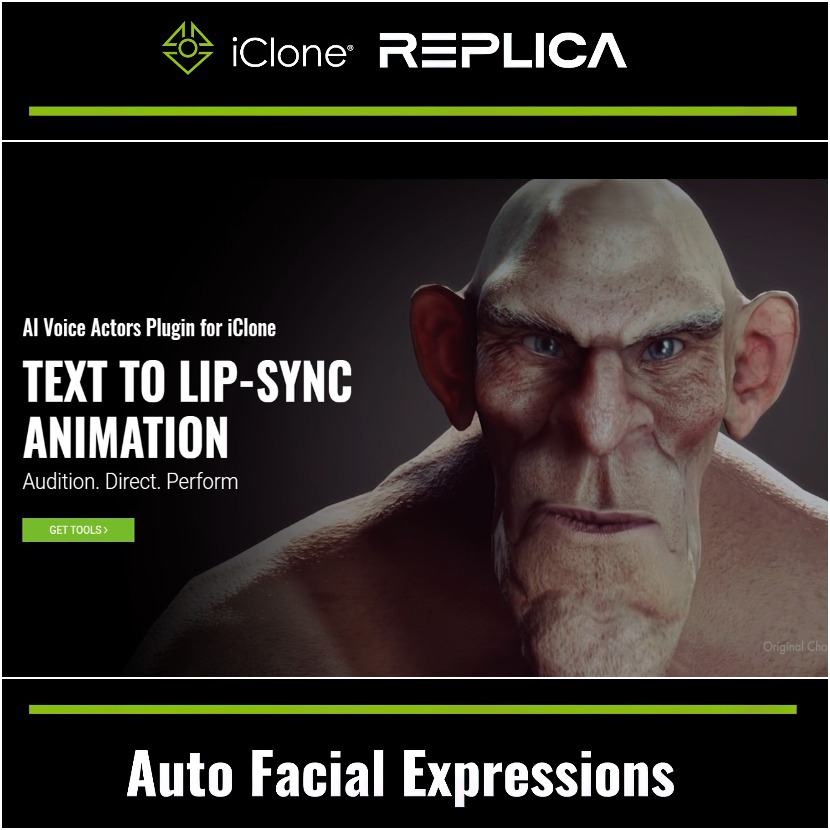 iClone - Replica an AI voice actor’s free plugin iClone - Replica an AI voice actor’s free plugin
