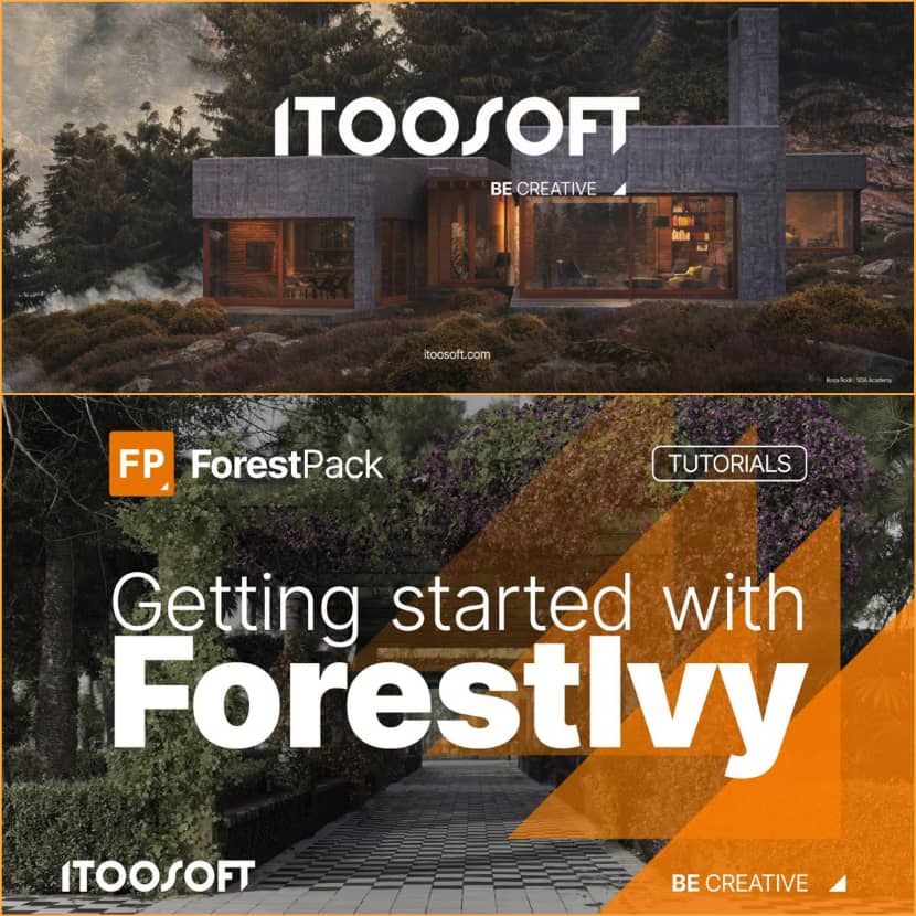 ITOOSOFT - Climbing Plants Using ForestIvy In 3ds Max ITOOSOFT - Climbing Plants Using ForestIvy In 3ds Max