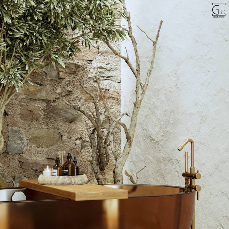 The Making of 'Cozy Bathroom' by Sergio Chaparro