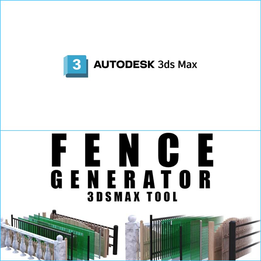 MGH3D - Fence Generator for 3ds Max MGH3D - Fence Generator for 3ds Max