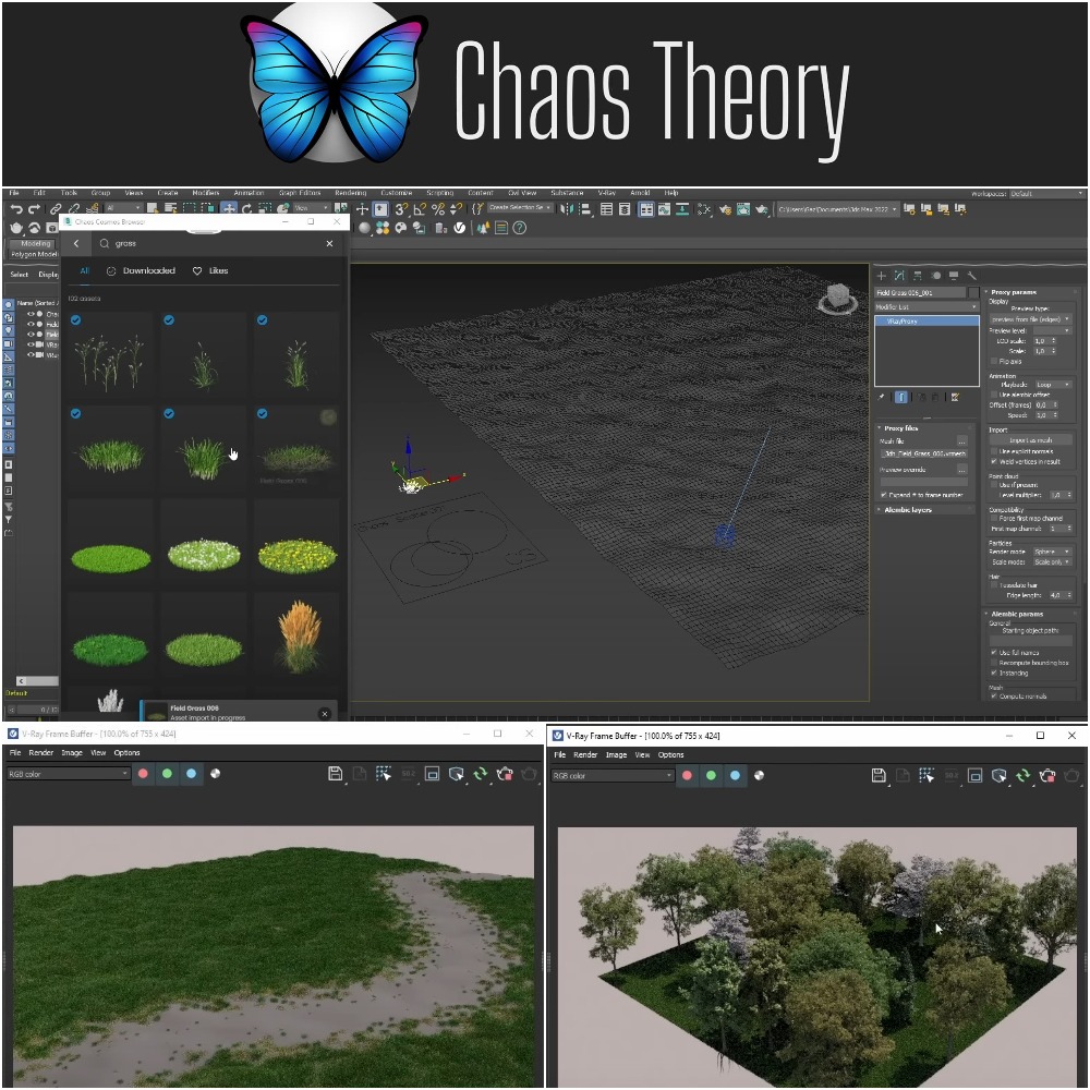 Chaos Theory - InDepth Tutorial for Chaos Scatter using V-Ray 6 Beta Chaos Theory - InDepth Tutorial for Chaos Scatter using V-Ray 6 Beta