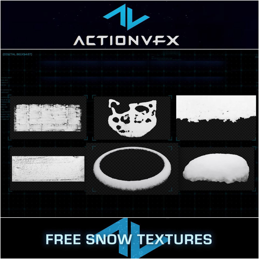 ActionVFX - 49 free snow textures ActionVFX - 49 free snow textures
