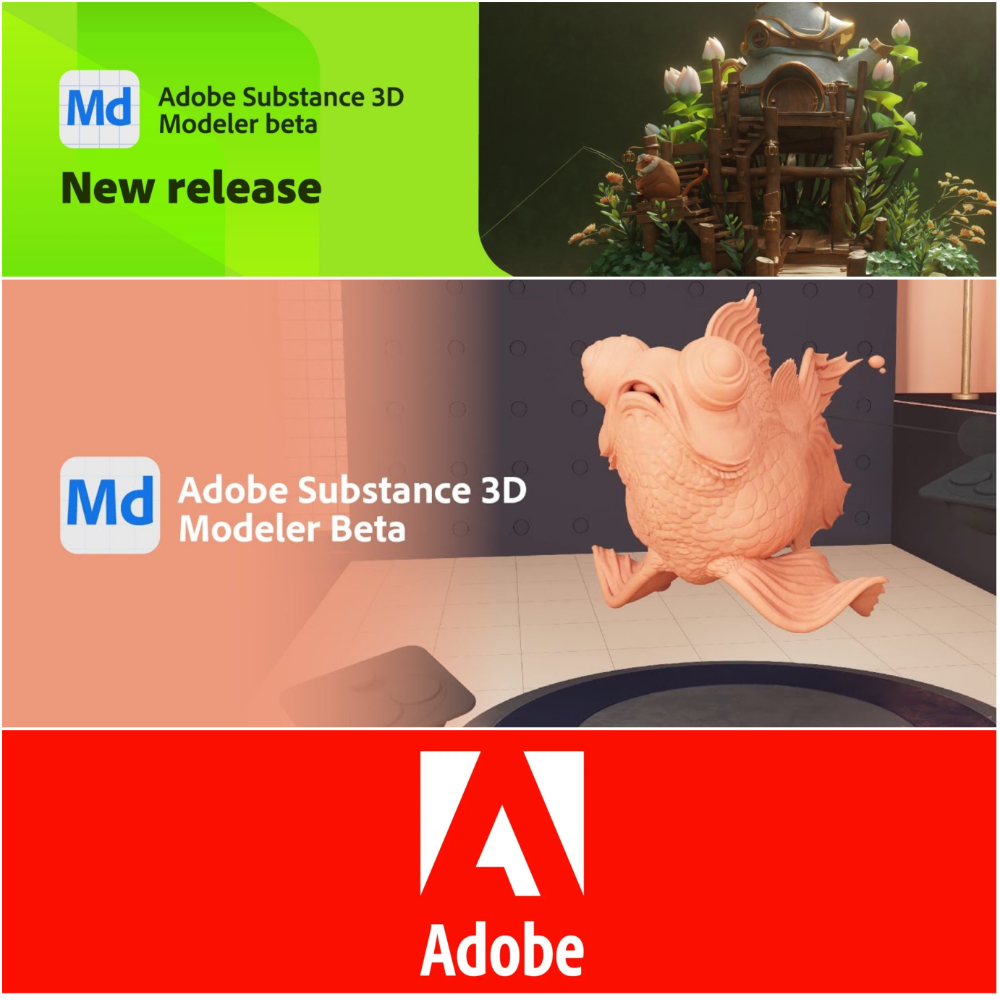 Adobe - New Substance 3D Modeler released Adobe - New Substance 3D Modeler released