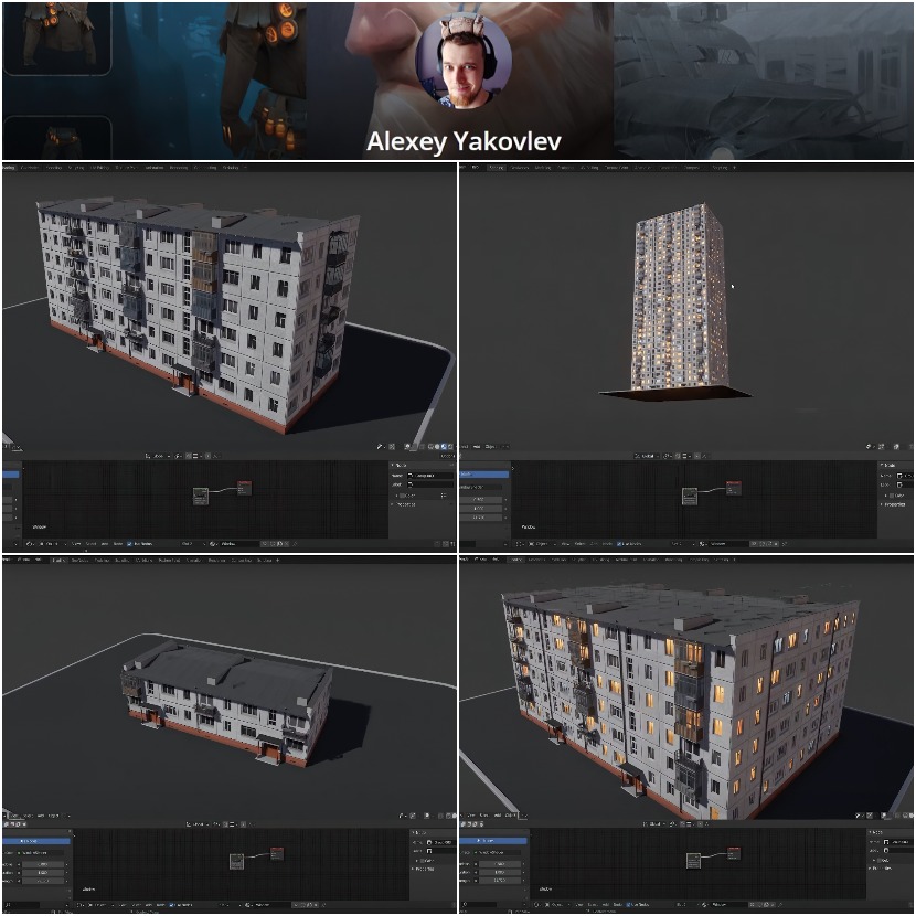 Alexey Yakovlev - Free Post USSR Building Generator for Blender Alexey Yakovlev - Free Post USSR Building Generator for Blender