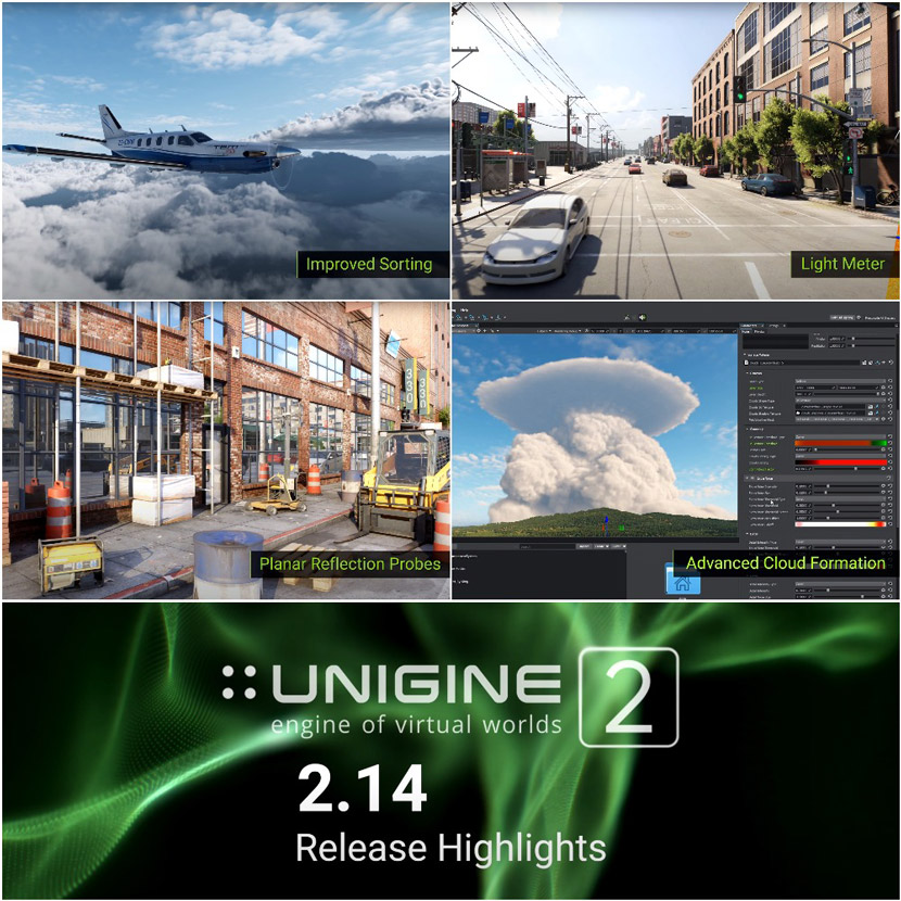 UNIGINE 2.14 - Amazing key changes UNIGINE 2.14 - Amazing key changes
