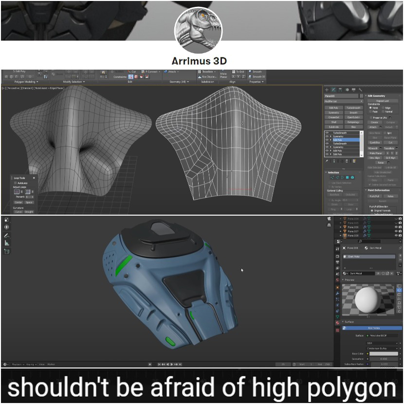 Arrimus 3D - High Poly Meshes - 3DS Max + Blender Arrimus 3D - High Poly Meshes - 3DS Max + Blender