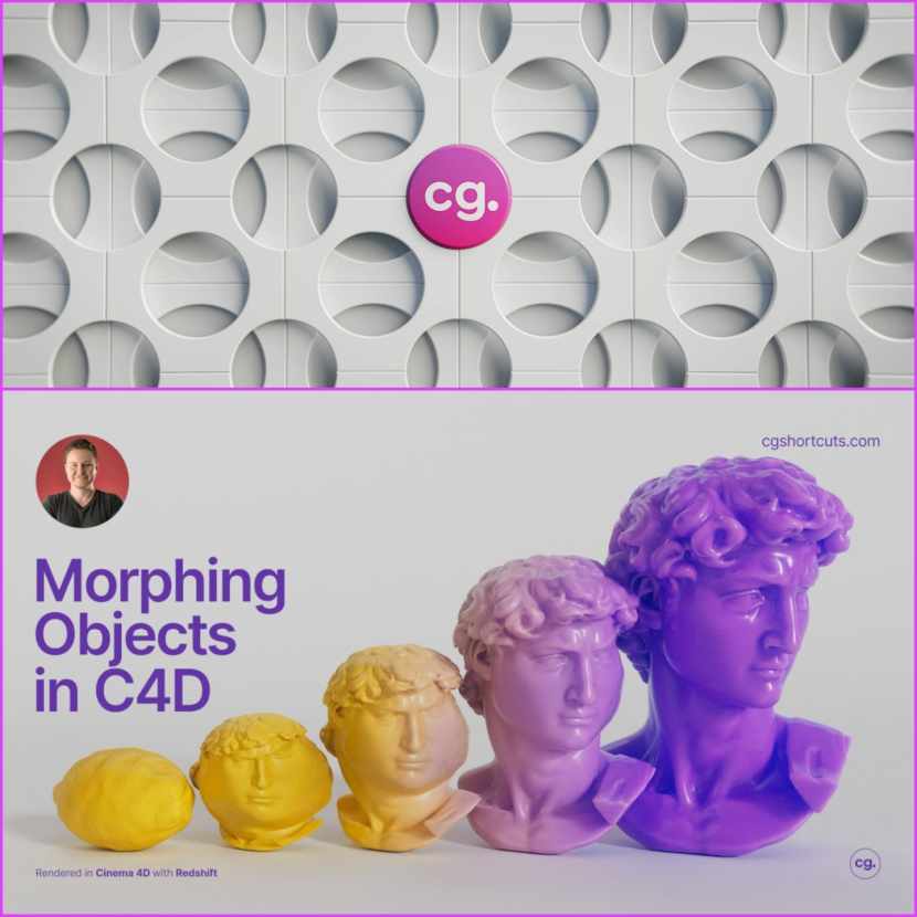 CG Shortcuts - C4D Morph Between Objects CG Shortcuts - C4D Morph Between Objects