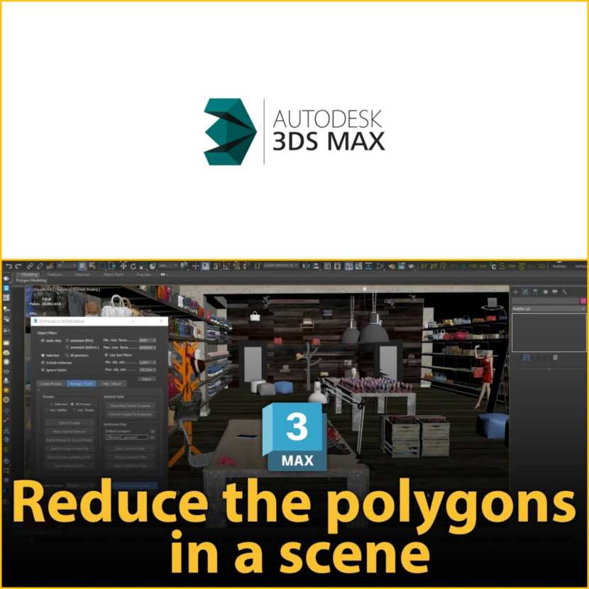CG Tricks - Easily reduce polycount with the Q-Proxies plugin CG Tricks - Easily reduce polycount with the Q-Proxies plugin