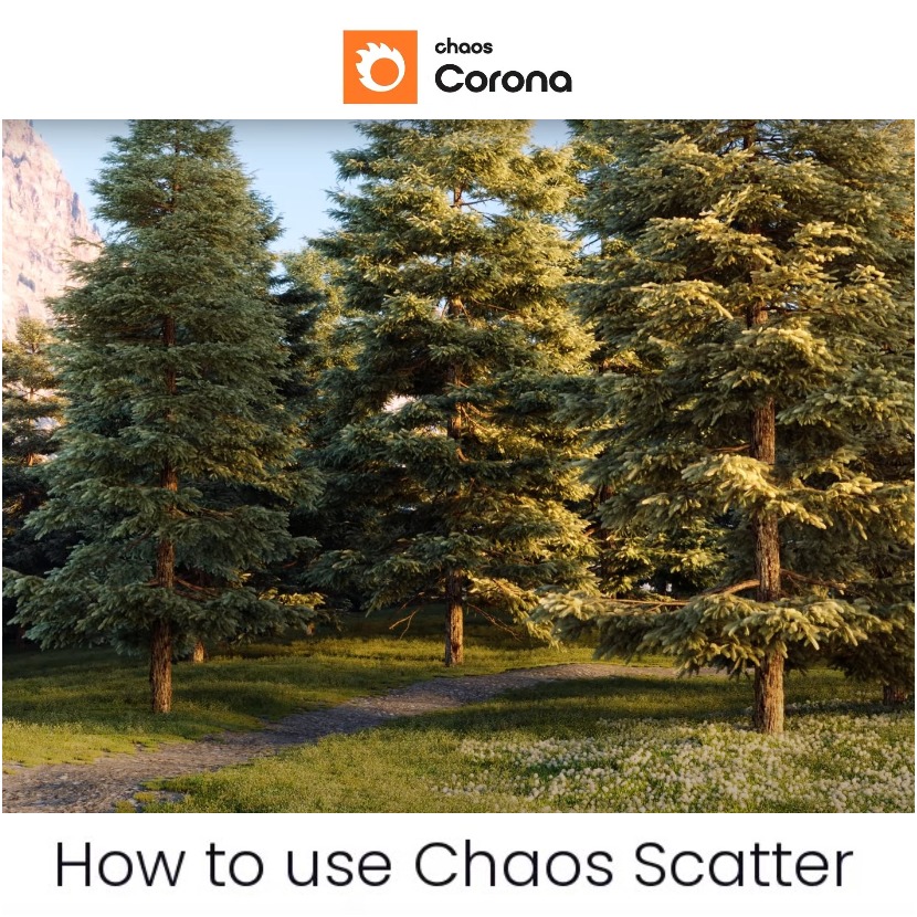 Chaos Corona - How to use Chaos Scatter with 3DS Max Chaos Corona - How to use Chaos Scatter with 3DS Max