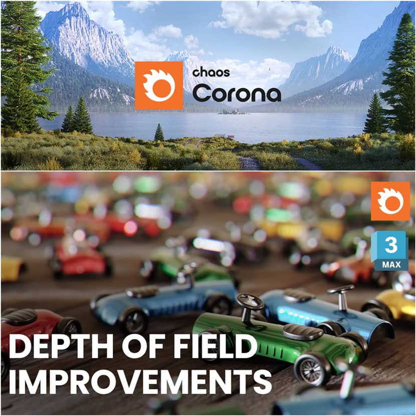 Chaos Corona - Improved Blurred Highlights In Corona For 3ds Max & Cinema4d Chaos Corona - Improved Blurred Highlights In Corona For 3ds Max & Cinema4d