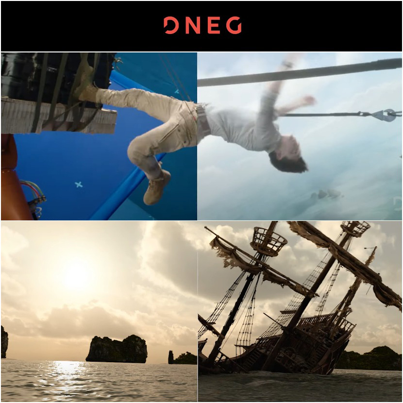 DNEG - VFX breakdown for Uncharted movie DNEG - VFX breakdown for Uncharted movie