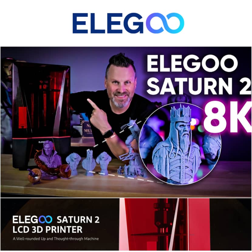 Elegoo Saturn 2 - 8K resin 3d printer Elegoo Saturn 2 - 8K resin 3d printer