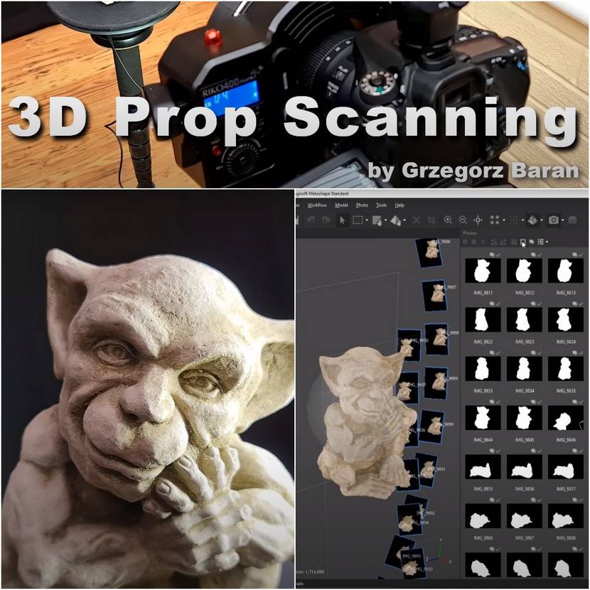 Grzegorz Baran - Detailed Photogrammetry tutorial for 3D assets scanning Grzegorz Baran - Detailed Photogrammetry tutorial for 3D assets scanning