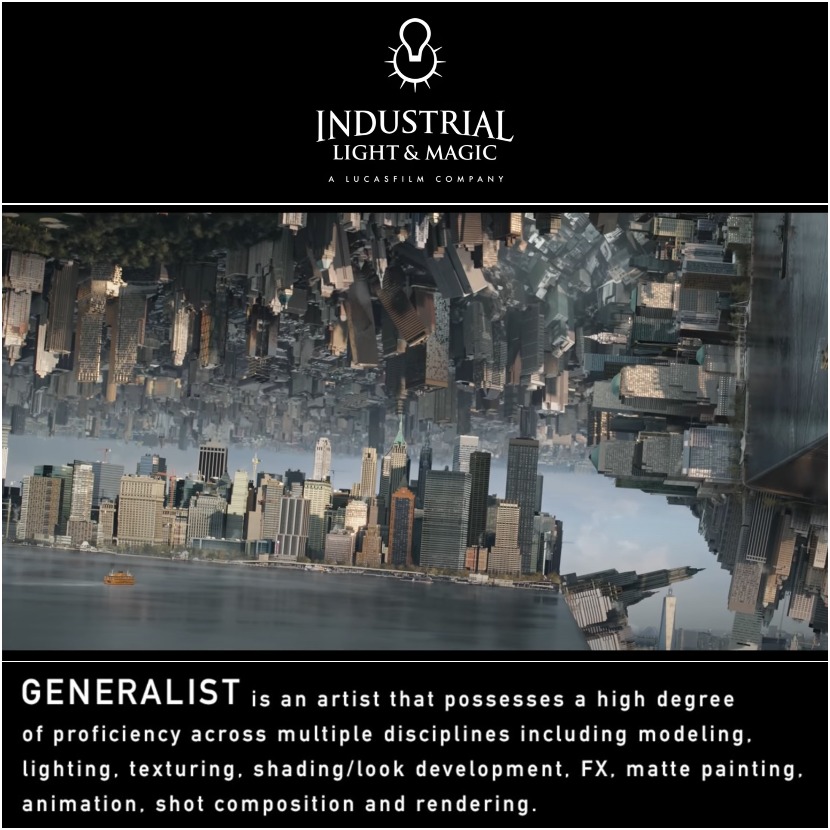 ILM - What is it like to be a Generalist ILM - What is it like to be a Generalist