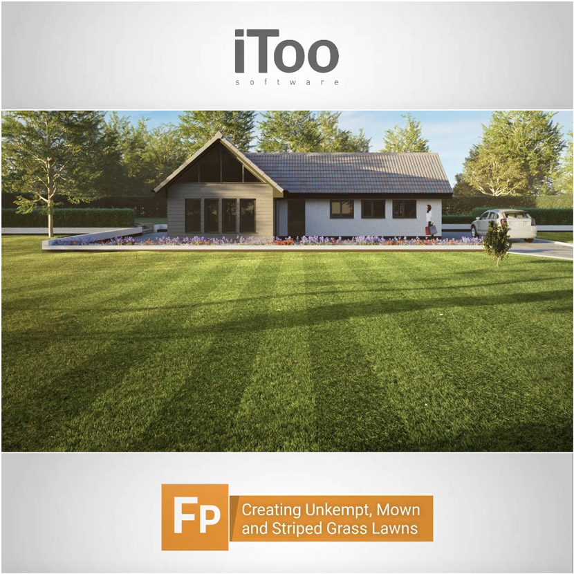 iToo - How to create realistic wild, mown and striped grass in 3DS Max iToo - How to create realistic wild, mown and striped grass in 3DS Max