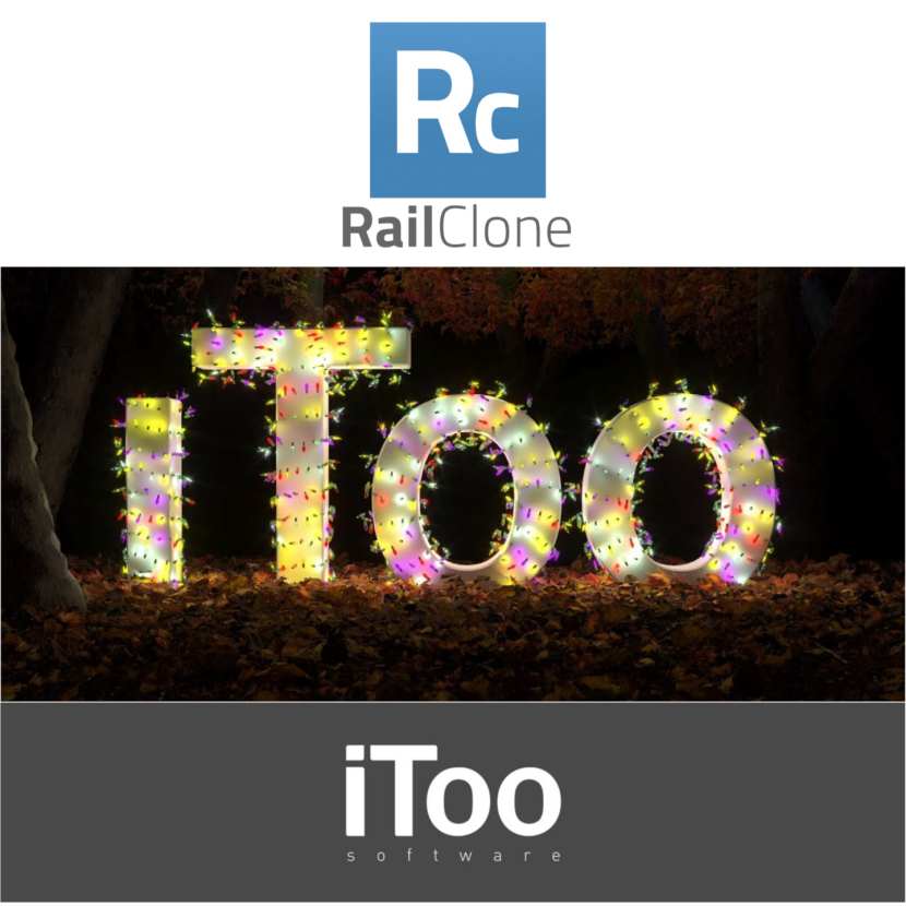 iToo Software - Create fairy lights with the RailClone Lite! iToo Software - Create fairy lights with the RailClone Lite!