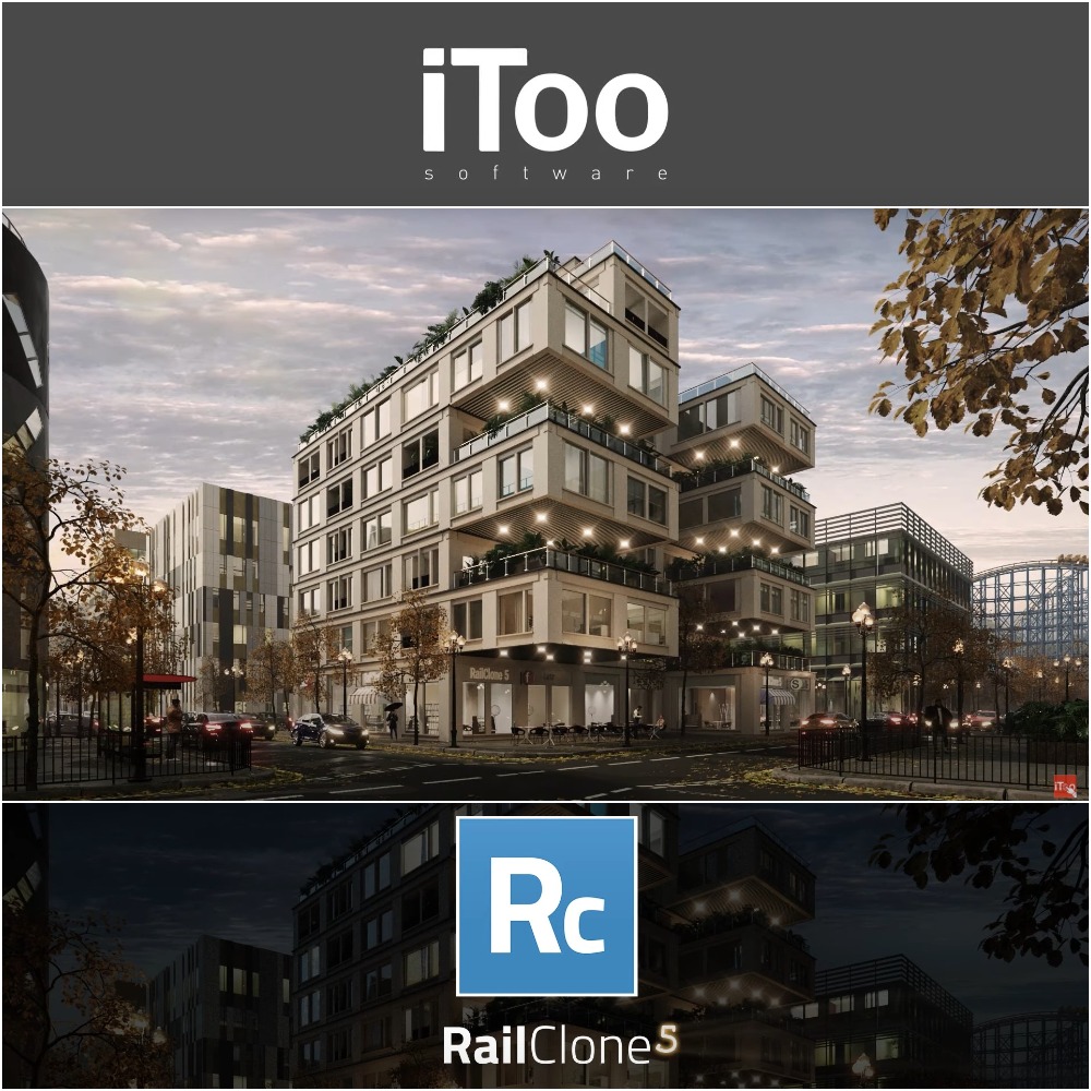 iToo Software - RailClone 5 for 3ds Max iToo Software - RailClone 5 for 3ds Max