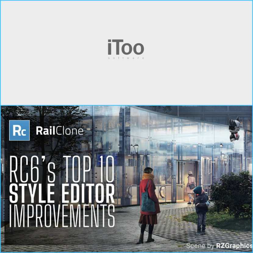iToo Software - Top 10 Style Editor improvements in RailClone iToo Software - Top 10 Style Editor improvements in RailClone