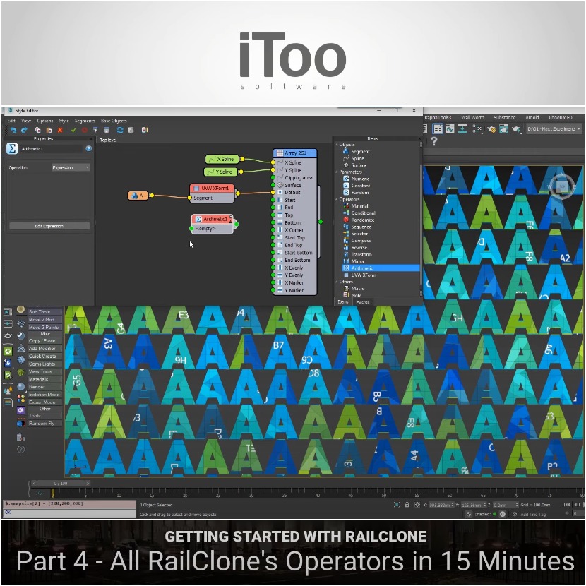 IToosoft - All RailClone's operators explained in 15 minutes IToosoft - All RailClone's operators explained in 15 minutes