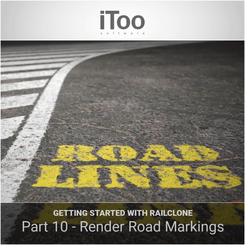 IToosoft - How to create parametric road markings using RailClone IToosoft - How to create parametric road markings using RailClone