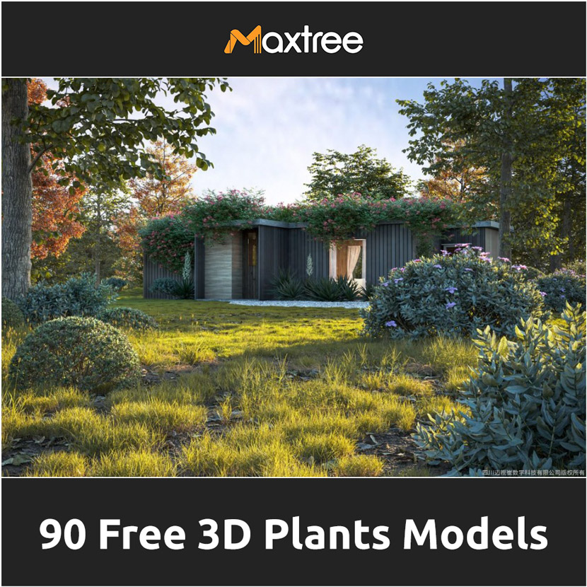 Maxtree - 90 free 3D plants models Maxtree - 90 free 3D plants models