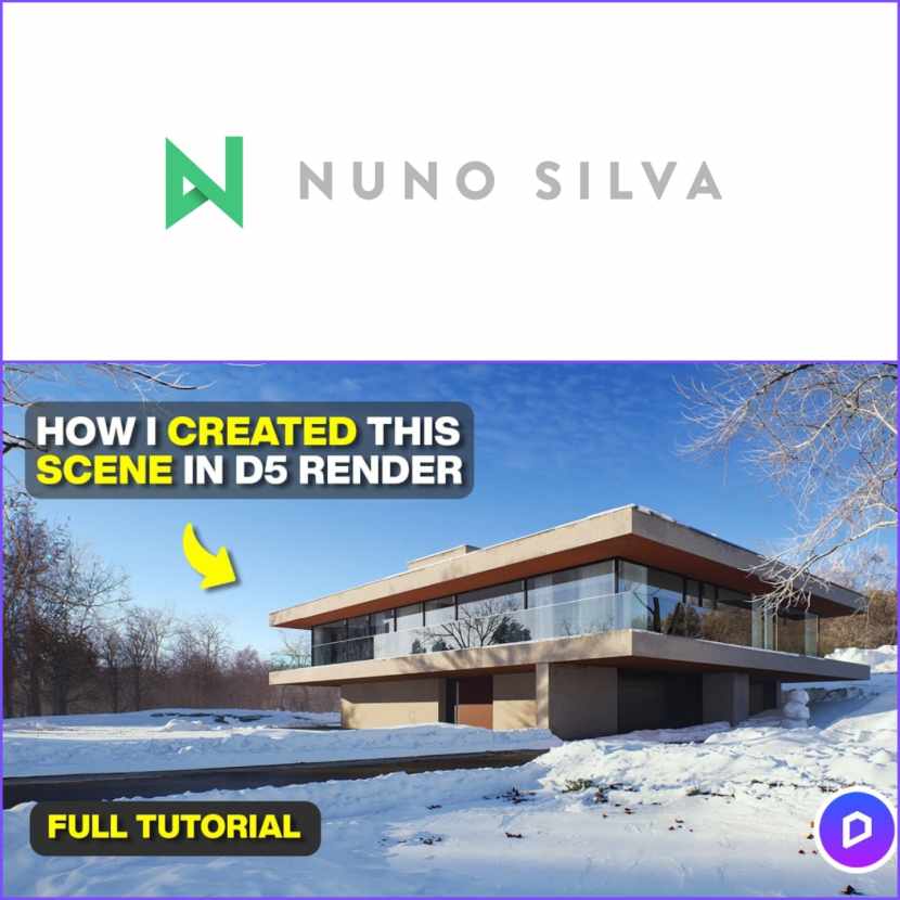 Nuno Silva - Create A Realistic Exterior Render Using D5 Render And PromeAI Nuno Silva - Create A Realistic Exterior Render Using D5 Render And PromeAI