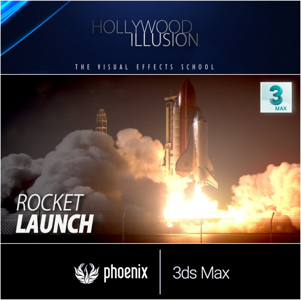 Phoenix FD - Rocket launch tutorial Armageddon movie style Phoenix FD - Rocket launch tutorial Armageddon movie style