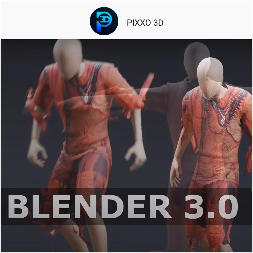 Pixxo 3D - Fast and easy making MoCap Cloth Sims in Blender Pixxo 3D - Fast and easy making MoCap Cloth Sims in Blender