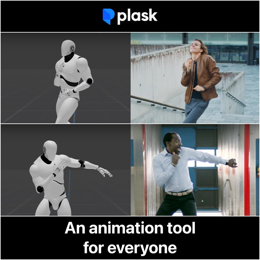 Plask - Free tool for extracting 3D Motion from videos powered by AI Plask - Free tool for extracting 3D Motion from videos powered by AI