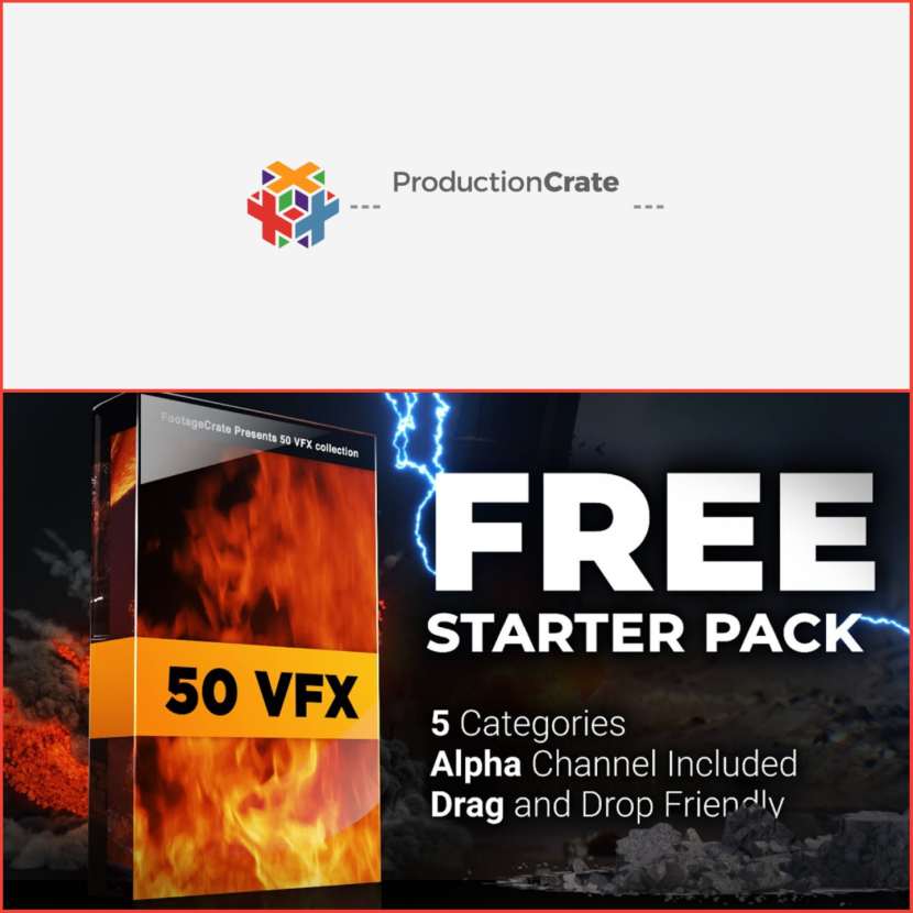 ProductionCrate - Download free VFX starter pack! ProductionCrate - Download free VFX starter pack!