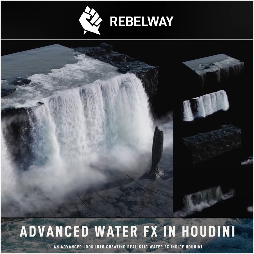 Rebelway - Advanced water FX - Houdini course” movie Rebelway - Advanced water FX - Houdini course