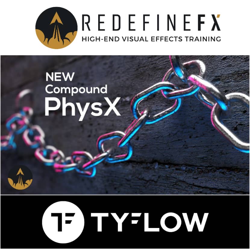 RedefineFX - NEW tyFlow Compound PhysX - Dynamic chain tutorial in 3DS Max 2023 RedefineFX - NEW tyFlow Compound PhysX - Dynamic chain tutorial in 3DS Max 2023