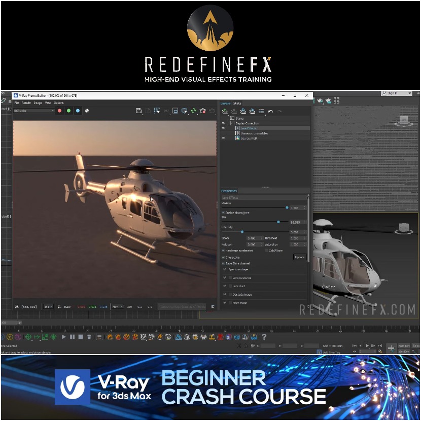 RedefineFX - Beginner Crash Course for V-Ray 5 in 3Ds Max RedefineFX - Beginner Crash Course for V-Ray 5 in 3Ds Max