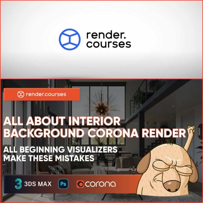 Render Courses - All about interior backgrounds with Chaos Corona Render Courses - All about interior backgrounds with Chaos Corona