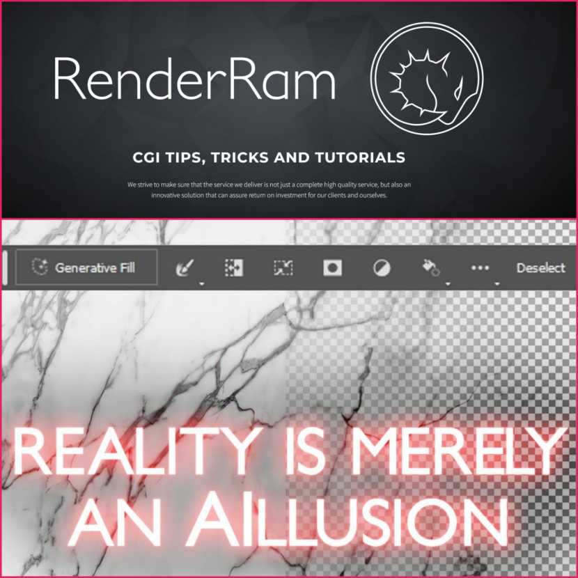 RenderRam - Creating large surface textures in Photoshop using AI RenderRam - Creating large surface textures in Photoshop using AI
