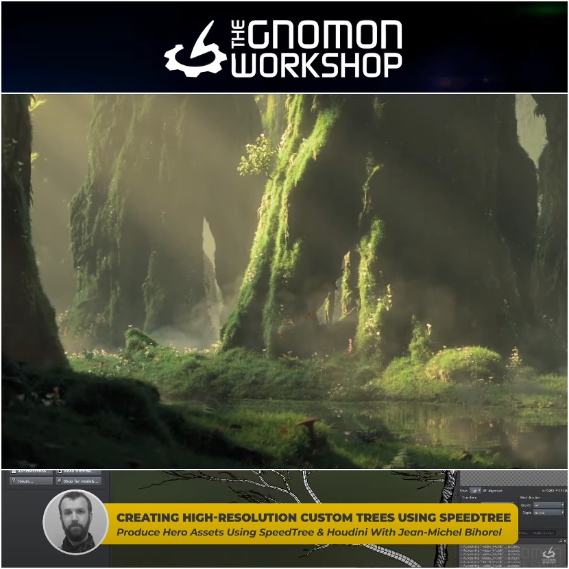 The Gnomon Workshop – Using SpeedTree to create Hi-Res custom trees The Gnomon Workshop – Using SpeedTree to create Hi-Res custom trees