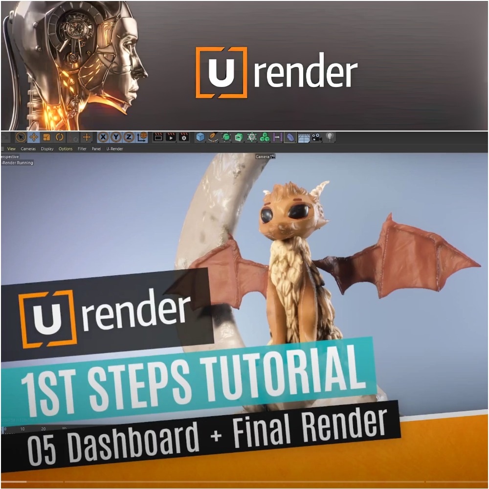 U-Render - Getting started with U-Render in Cinema 4D U-Render - Getting started with U-Render in Cinema 4D