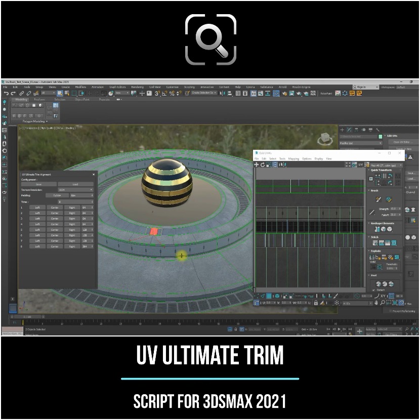 UV UltimateTrim - A Free script for 3ds Max by Inuhitman UV UltimateTrim - A Free script for 3ds Max by Inuhitman