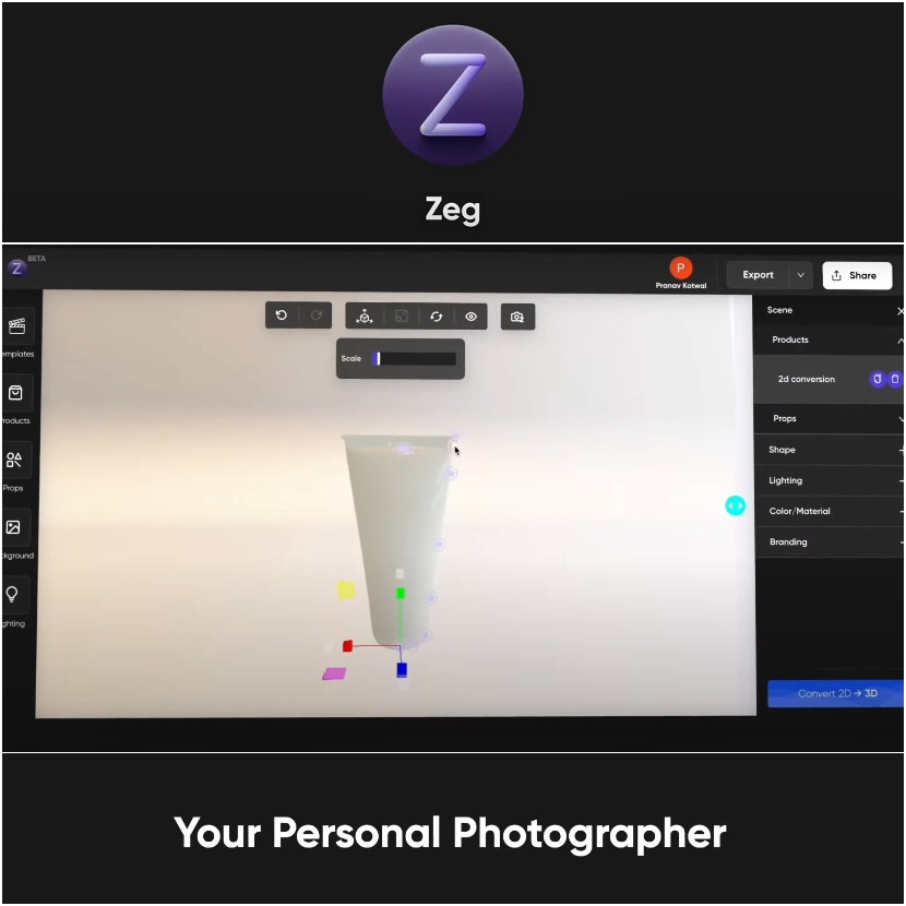 ZEG STUDIO – World’s first 2D to 3D Platform ZEG STUDIO – World’s first 2D to 3D Platform
