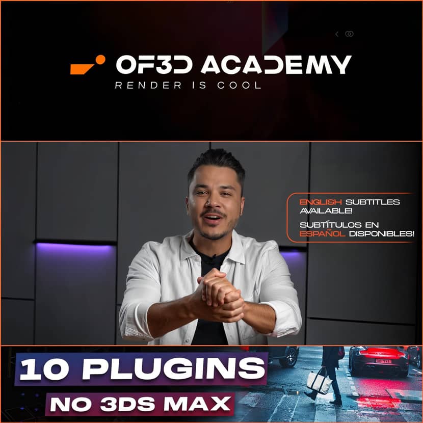 OF3D Academy | Ander Alencar - Top 10 Modeling Plugins for 3ds Max OF3D Academy | Ander Alencar - Top 10 Modeling Plugins for 3ds Max